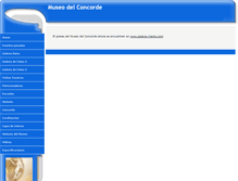 Tablet Screenshot of museodelconcorde.com